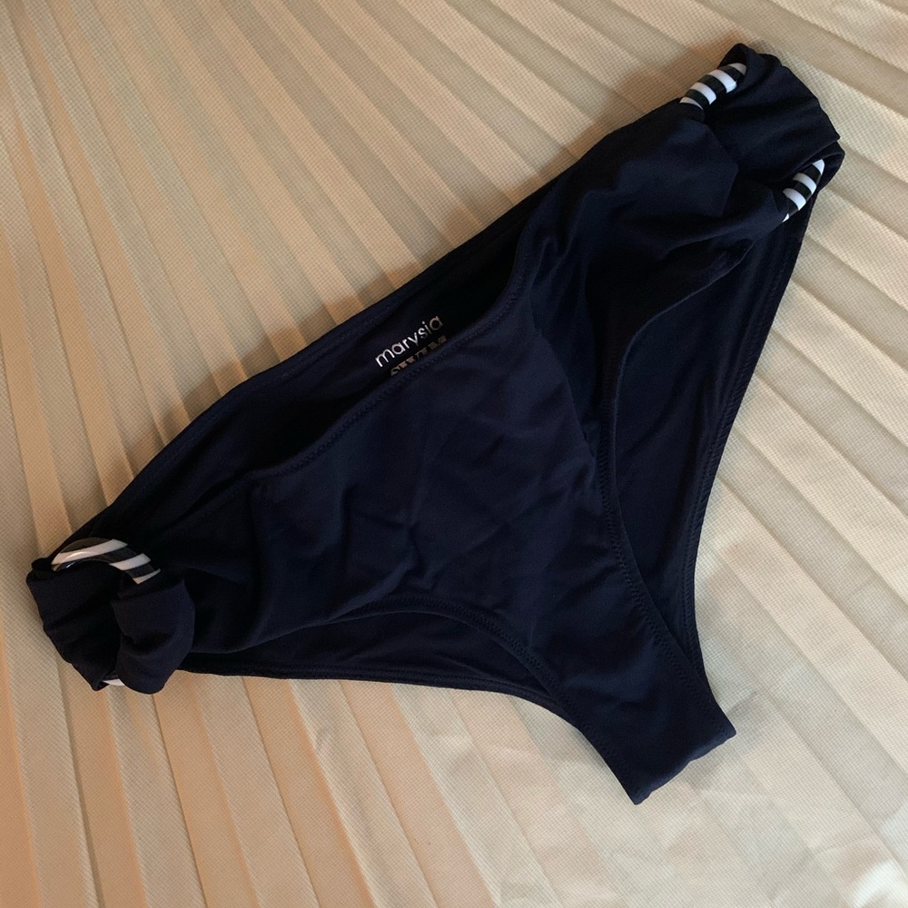 MARYSIA SWIM Coronado Black Swim Bikini Bottom